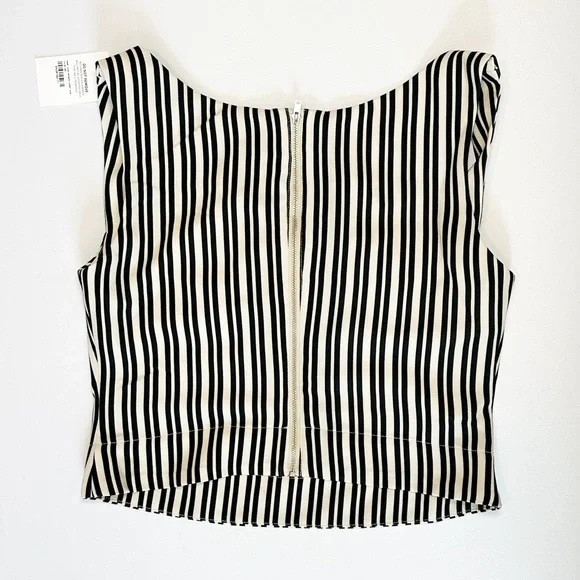 Miaou Imogene Laced Stripe Corset - Picture 3 of 5